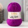 Yarn 70% acrylic, 30% silk "Softy Shine" 50 g 85 m color 13 purple