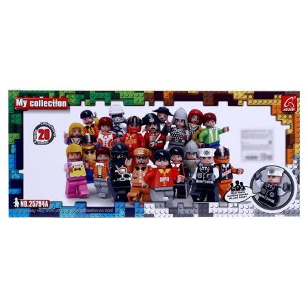 Figures for the designer Ausini, set 20 pieces-1