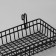 Basket on a grid, 40.5 × 14 × 5.6 cm, black color