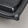 A set of plastic disposable containers, 375 ml, 12.6 × 12.6 × 5 cm, 5 pcs, black color