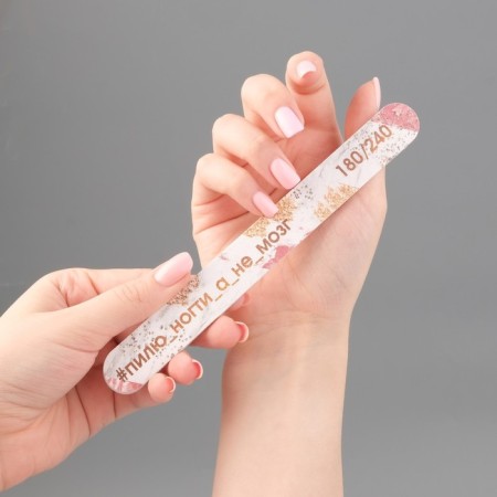 File - EVERTICAL "Pilya Nails", abrasiveness 180/240, 18 cm-1