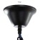 Caus -chandelier "MADILAL" 3HE27 Black 40x42x64cm Bayerlux