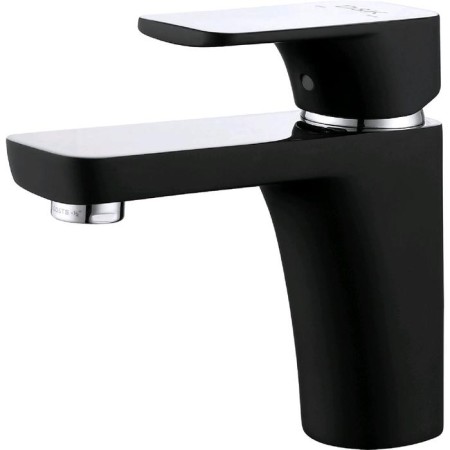 D&K Berlin Technische DA1432115 sink mixer, black-chrom