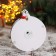 Christmas tree decoration "New Year's ball with Santa Claus" 15x15 cm