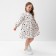Children's dress with KAFTAN collar "Berries" R.28 (86-92 cm)