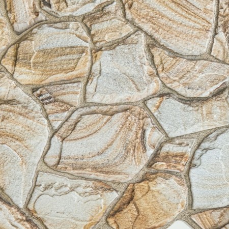 PVC panel Stones, sandstone honey, 980x480mm.-1