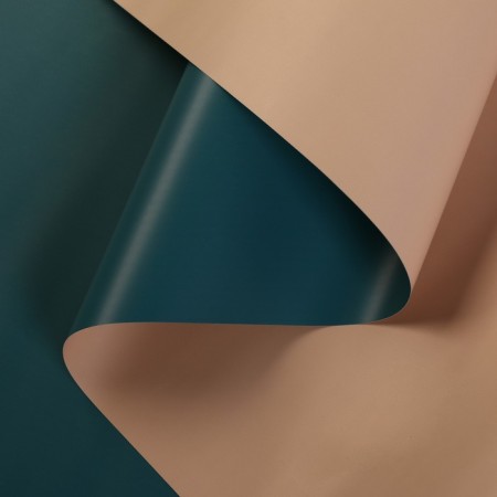 Matte Film Bilateral "gradient", beige malachite, 0.5 x 10 m-1