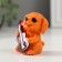 Souvenir Polystone "Dog-musician" mix 3x3x5 cm