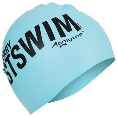 Hat of swimming adult Onlytop Justswim, silicone, girth 54-60 cm-2