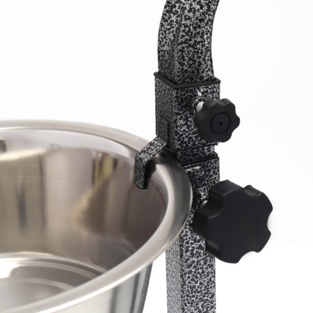 Adjustable multi -level stand 40 cm with 2 bowls of 2.8 liters-5