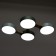 Piartti chandelier 4LED 96W 3000-6000K blue green 65x48x5 cm Bayerlux