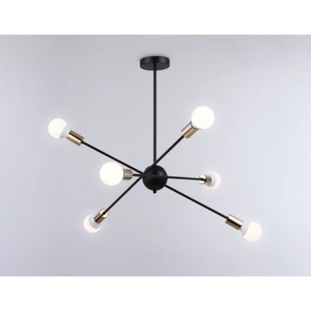 Lighting Lamp in the style of Ambrella Light, Loft, TR80435, 6HE27, black color, gold-3