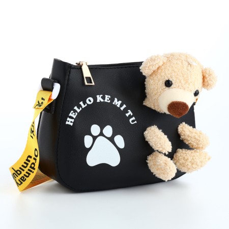 Bag's bag with lightning, black color