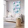 Decorative panel with photo printing "Family of Snowmen", vertical, size 150x200 cm