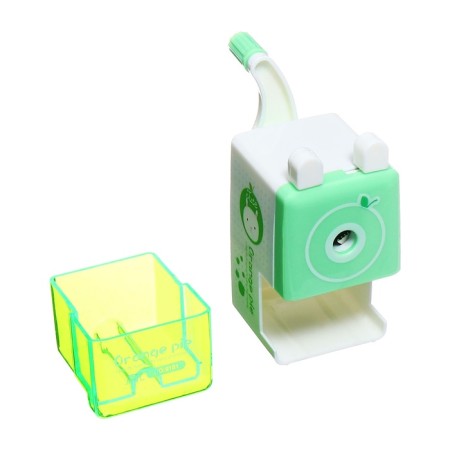 Mechanical grinding grinder with a classic container green-6