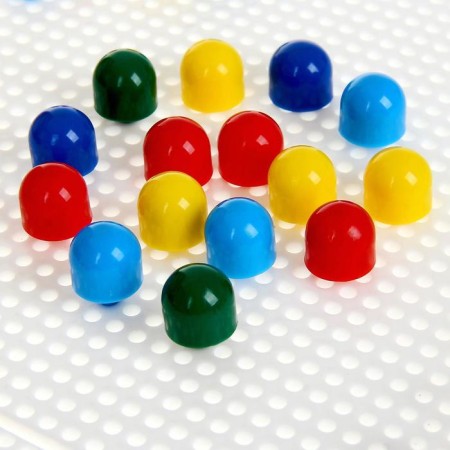 Mosaic round, 240 elements, 6 colors, 2 boards-1