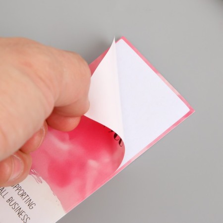 Stick Paper Gratitude "Thank you" pink set 50 pcs 10x5 cm-2