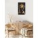 Carty clock, wall-mounted interior "black gold", silent, 35 x 60 cm