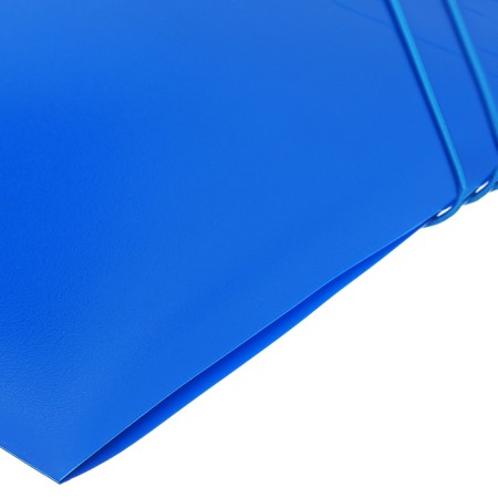 Elastic band A5, 500 μm, calligrata, spine 30 mm, embossing "sand", blue-4