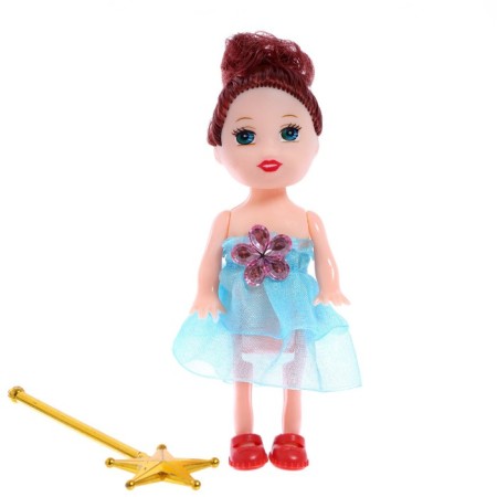 Baby doll "Sorceress", with a magic wand, mix-11