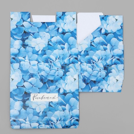 Gift folding box, packaging, flowering hydrangea, 22 x 15 x 10 cm-6