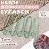A set of auxiliary pins for knitting, 9 cm, 5 pcs, green color
