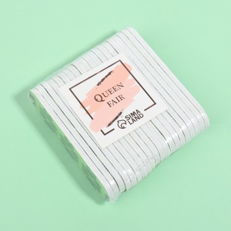 File - emery, abrasiveness 180/180, 8 cm, packing 20 pcs, drawing mix-5