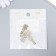 Decor for creativity metal, rhinestones "Key" gold 2.5x0.9 cm