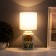 Board lamp with lampshade Risalux "Tiger" Children's, E14, 40 W, Green, 13 × 13 × 27 cm
