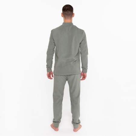 Male thermal underwear, size 54-56 (height 170-176 cm), gray color, fleece, 100% polyester-6