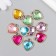 Decor for creativity Plastic for metal "Heart. Rhil" mix 1.6x2 cm