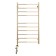 Domoterm electric heated towel rail "Medea" P10, 500x1000 mm, left, gold
