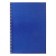 A4 notebook, 96 sheets in a cage on the crest "Blue. Metallic", Bumvinyl cover, Offset Block 65g/m2