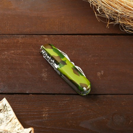Swiss camouflage knife green 12V1-3