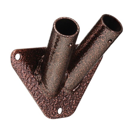 Flagst-bracket, mount on 2 flags, street, wall-mounted D-2.7 cm-2