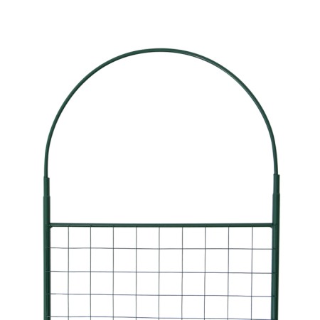 Shpalera, 190 × 50 × 1.6 cm, metal, green, "collapsible grid"-2