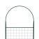 Shpalera, 190 × 50 × 1.6 cm, metal, green, "collapsible grid"
