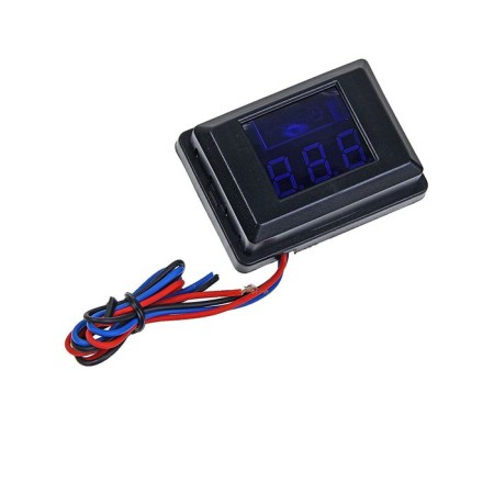 Voltmeter Ural DB, Conclusions 2.5 cm, ABS plastic, up to 15.6 V