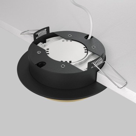 Building lamp Technical DL086-GX53-RD-BG, GX53, 1x15 W, 110x110x53 mm, black with gold-5