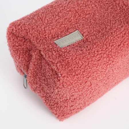 Lightning cosmetic bag, textura, pink color-5