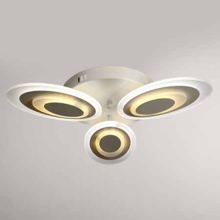 Люстра 114К006992 LED 50Вт белый 55x55x10 см.-1