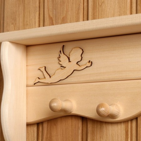 Shelve-lick "Coons-Angels" 55 × 22 × 8cm-2