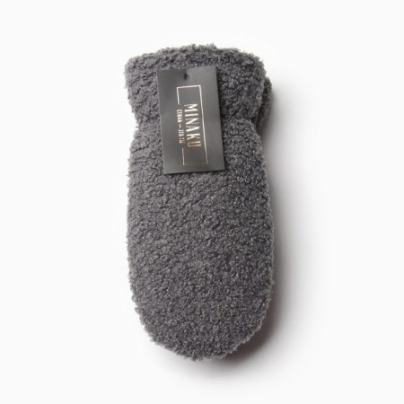 Women's mittens at the lawsuit Minaku 25 cm Gray-3