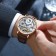 Mechanical, male watch, d-4.3 cm, waterproof watches