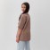 Children's Minaku T -shirt, beige color, height 116 cm