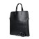 Female bag, artificial leather, 390x405x40 cm, black