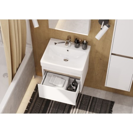 Aquaton Marty, 55 cm, white color, white, oak endgrain-6