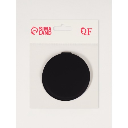 Folding mirror (1) b/took D7.2cm to leatherette/acrylic Cheron package QF-4