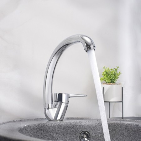 Kitchen mixer "RMS" SL141-011F, single-leaf, cartridge 35 mm, zinc, chrome-3