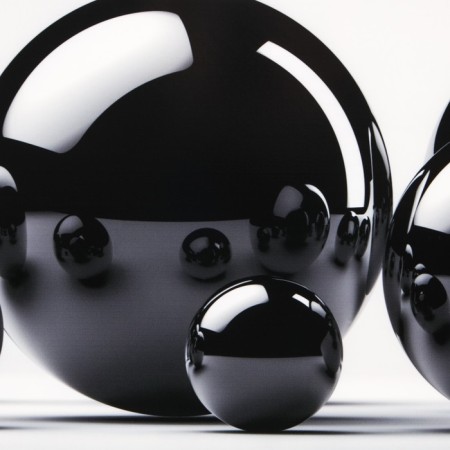 Black balloons "Black balls" (photo printing) 3000x600 mm-1